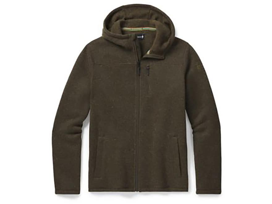 Smartwool Men's Hudson Trail Fleece Full Zip Hoodie Dark Charcoal 2XL