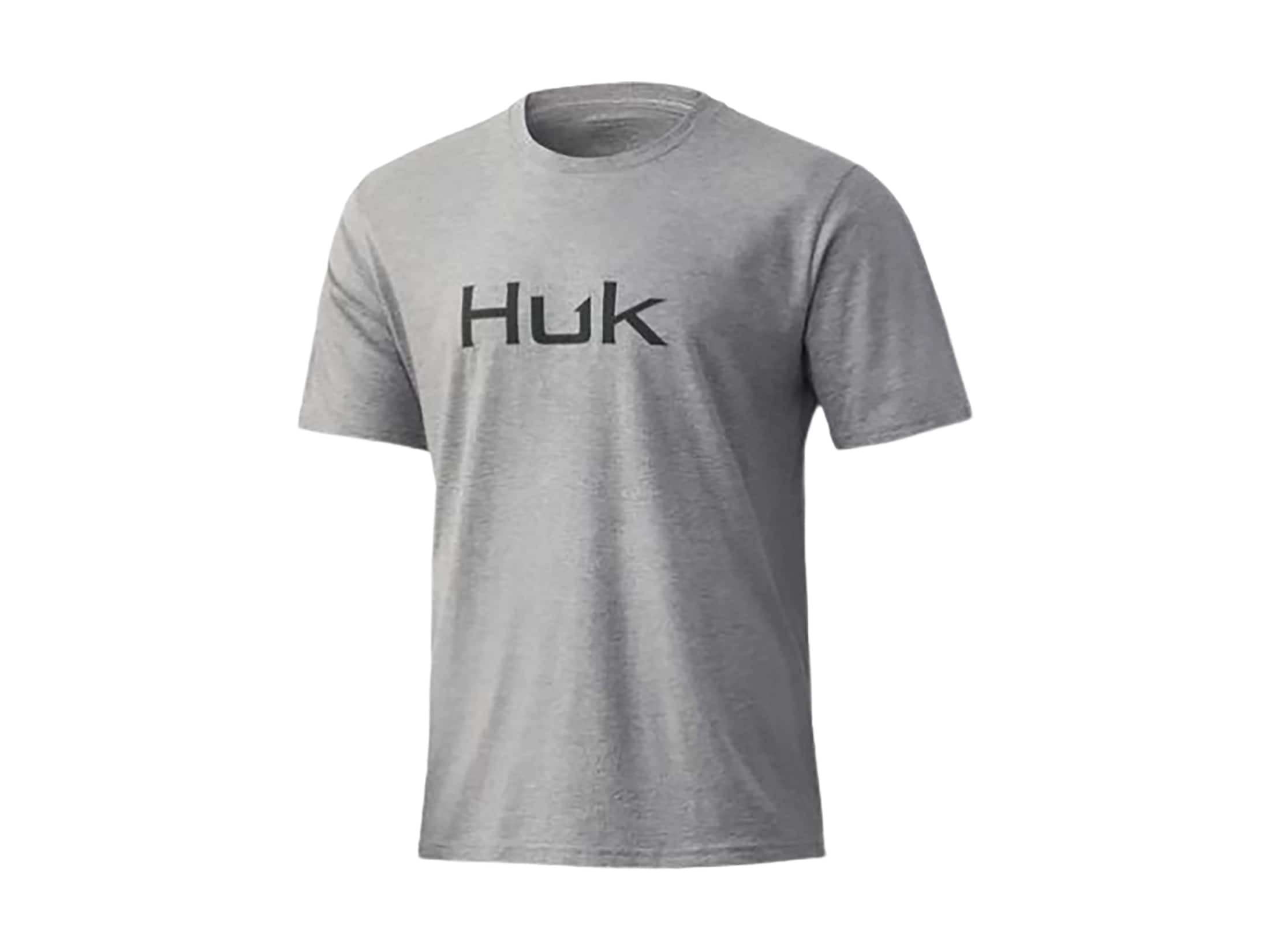 T-shirt HUK Performance Pêche – Vert, Motif Poisson, Taille M