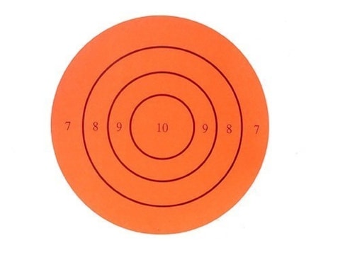 Lyman Hot Bullseye 3" Self-Adhesive Red Pack of 25