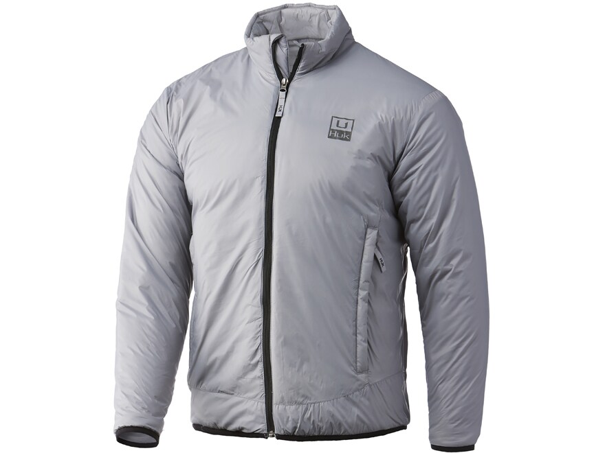 Huk Mens Waypoint Insulated Jacket Overcast Gray Large 5275