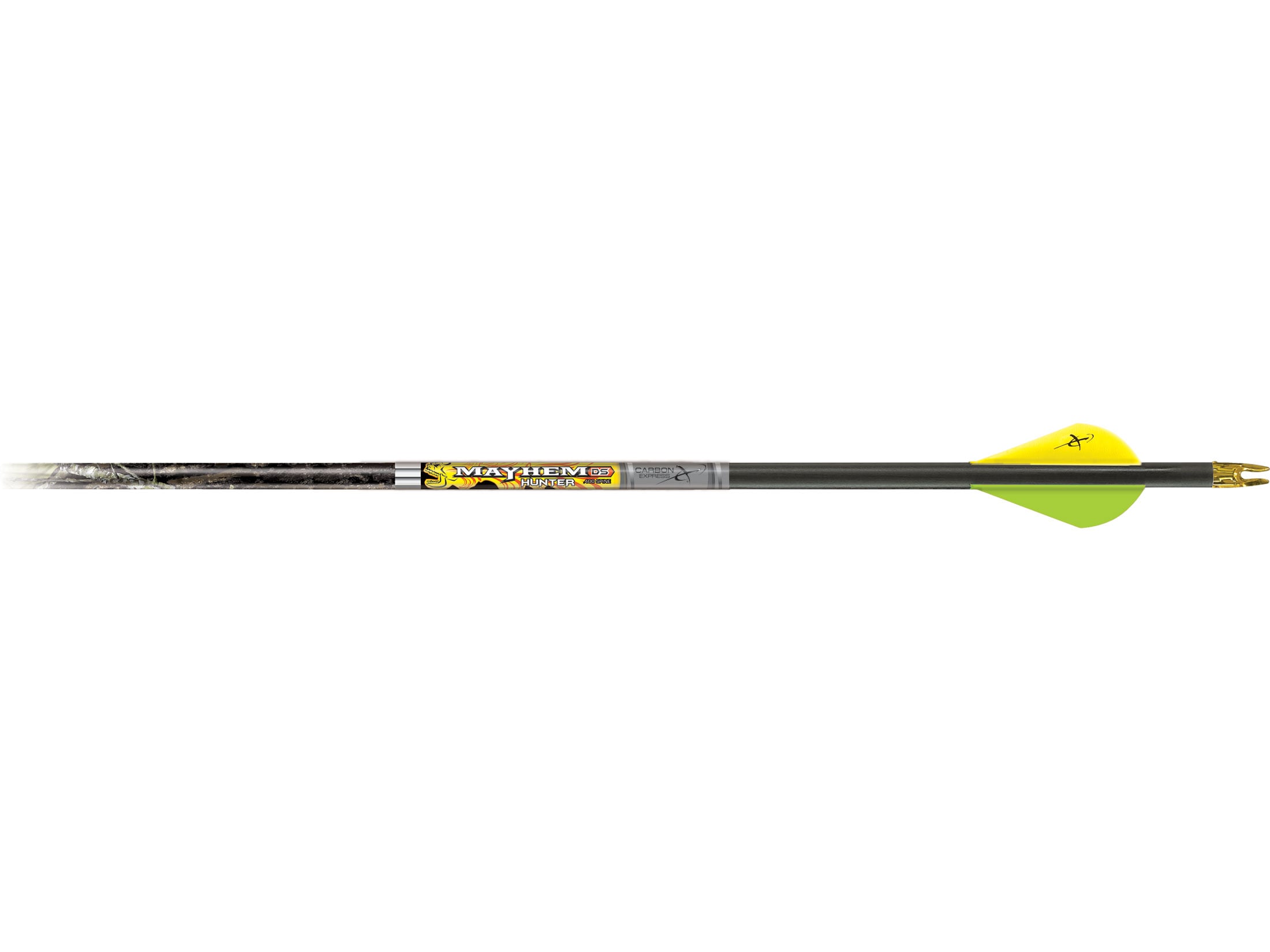 Carbon Express Mayhem Hunter DS 350 Carbon Arrow 2 Blazer Vanes Black