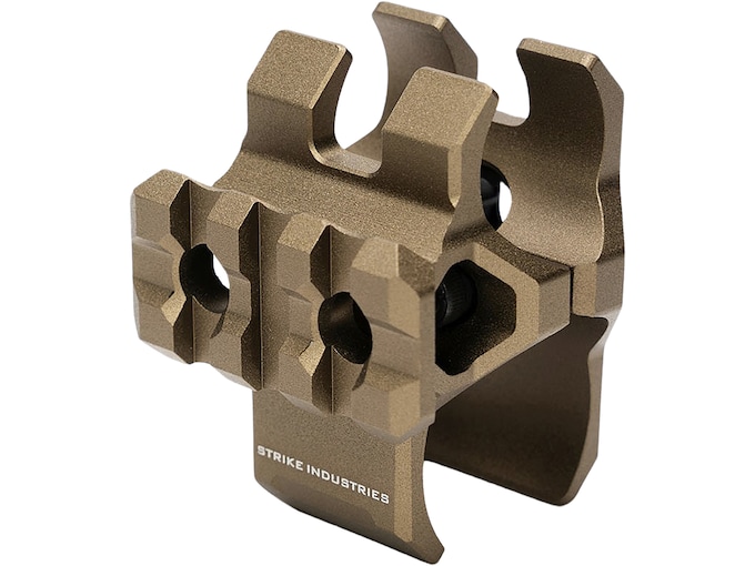 Strike Industries Shotgun Magazine Extension Tube Barrel Clamp for Beretta 1301, A300 12 Gauge Aluminum Flat Dark Earth