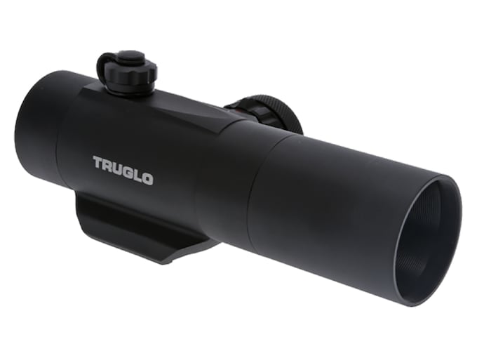 TRUGLO Gobble Stopper Red Dot Sight 30mm Tube 3 MOA Circle Dot Red and Green Reticle with Integral Weaver-Style Base Matte Black