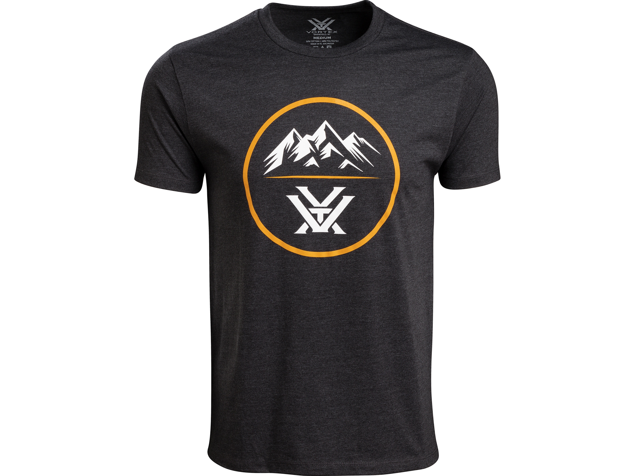 Vortex Optics Men's Three Peaks Short Sleeve T-Shirt Military Heather