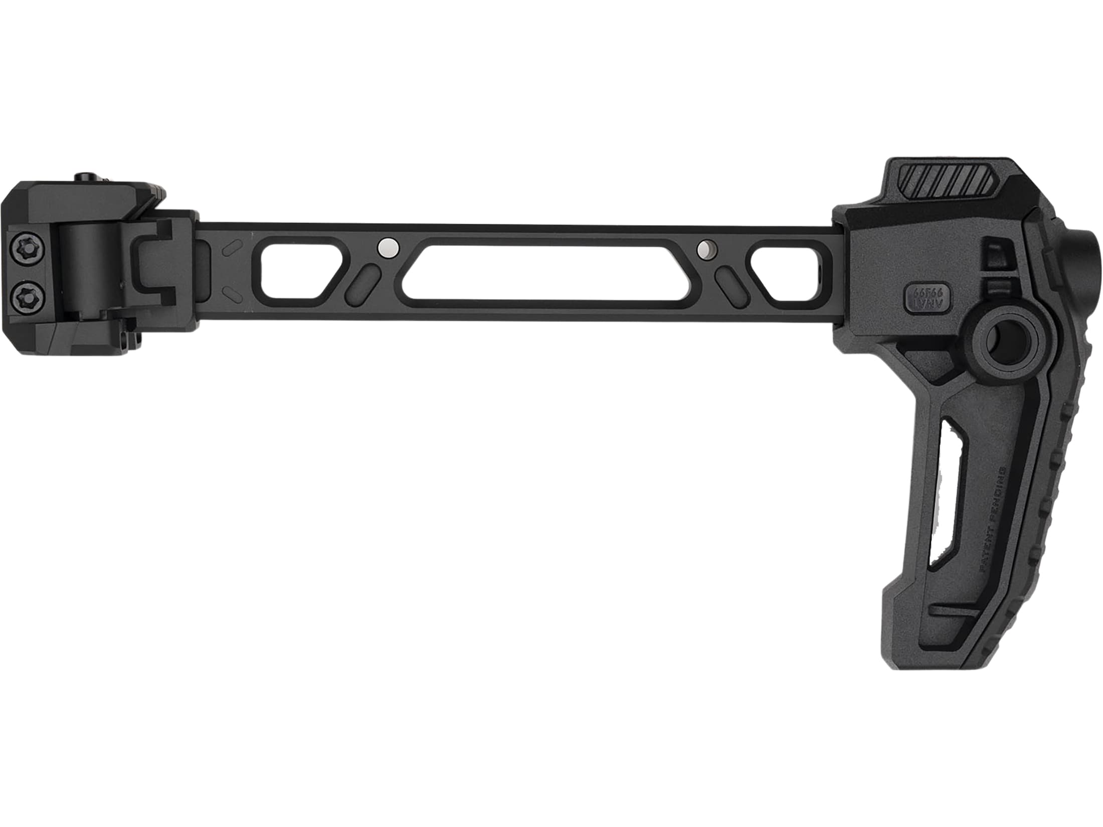 Strike Industries Dual Folding Adapter Picatinny Stock Aluminum Black