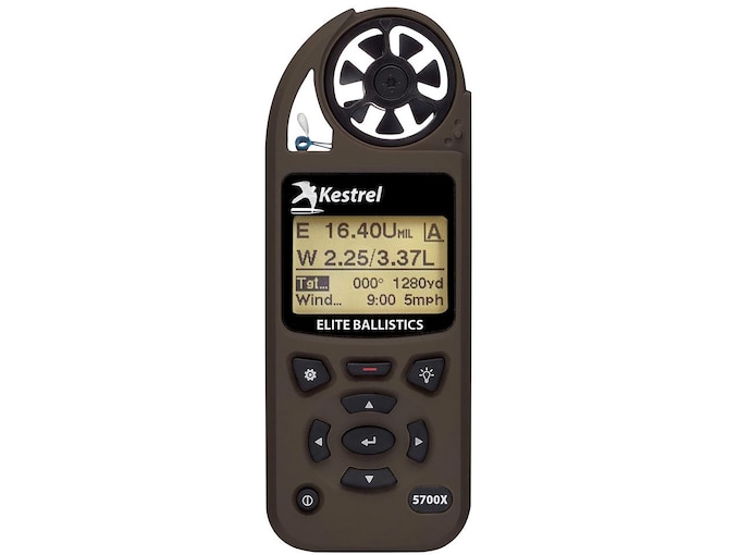 Kestrel 5700X Elite Weather Meter with Applied Ballistics and Berry Compliant FDE