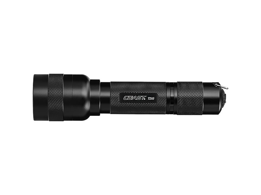 Coast TX40 Flashlight LED 3 AAA Batteries Aluminum Black