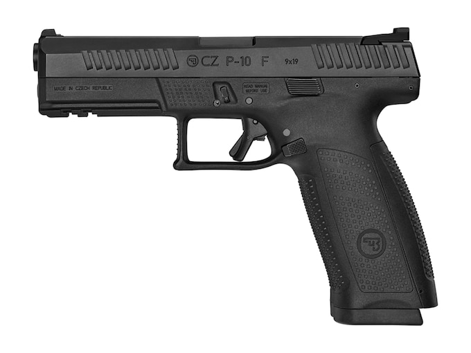 CZ P-10 F 9mm Luger Pistol 4.5" Barrel 19+1 Round Black