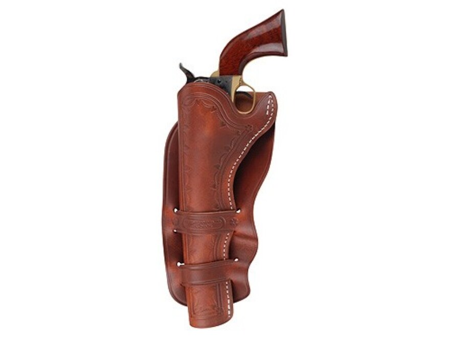 Oklahoma Leather Cheyenne Double Loop Holster Left Hand Single Action