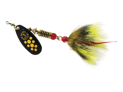 Mepps Aglia Black Fury Dressed Inline Spinner