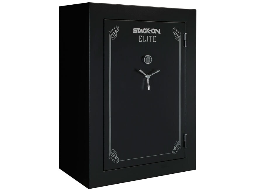 Stack-On Elite Fire Resistant 62-90 Gun Safe Electronic Lock Black