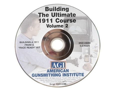 American Gunsmithing Institute (AGI) Video "The Ultimate 1911" Volume 2 DVD