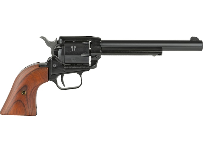 Heritage Mfg RR22B6 Rough Rider 22 LR 6 Shot, 6.50″ Black Steel Barrel, Black Zinc Alloy Frame, Black Cylinder, Cocobolo Grip, Hammer/Thumb Safety, Exposed Hammer