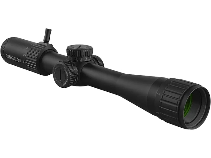 Konus Wild Rifle Scope 30mm Tube 4-12x 40mm Illuminated German #4 Reticle Matte Black