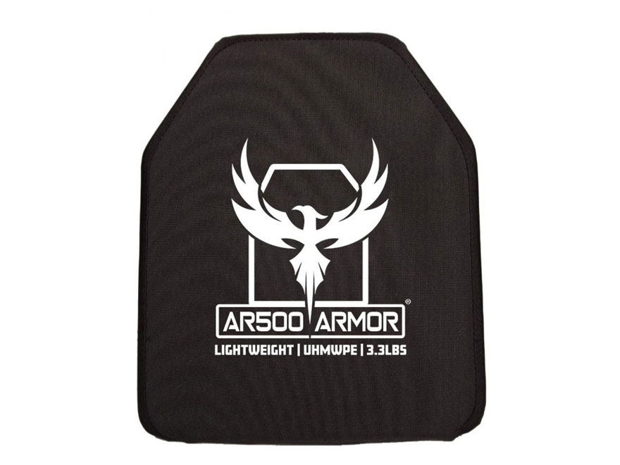 AR500 Armor Level III Lightweight UHMWPE Body Armor 10 x 12