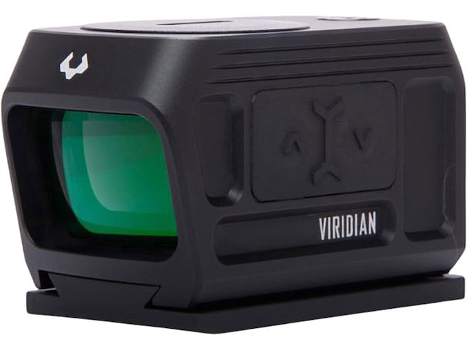 Viridian Compact RFX45 Closed Emitter Green 5 MOA Dot Sight ACRO Footprint with Docter/FastFire/Venom Adapter Mount Matte Black
