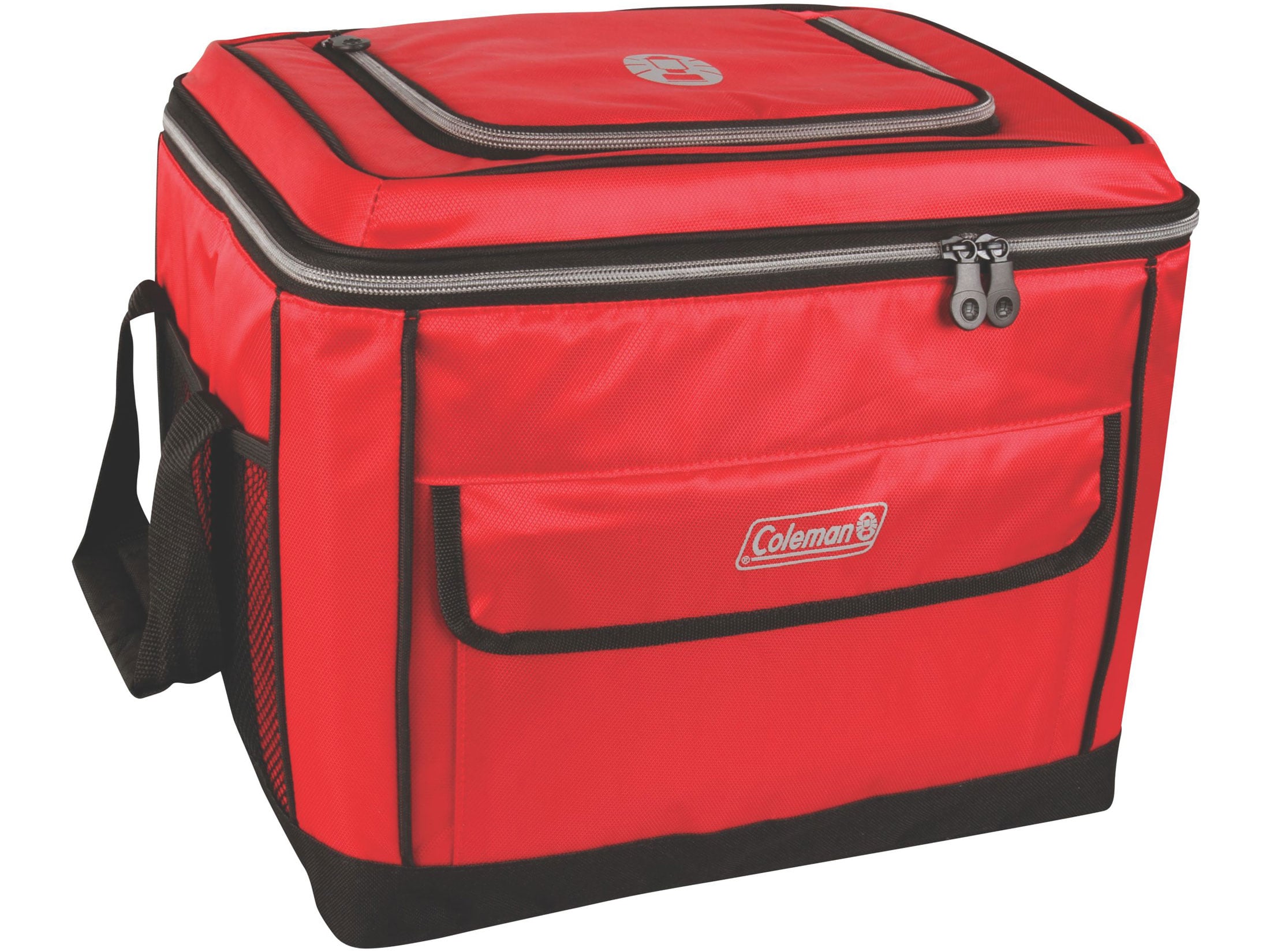 Coleman Active Family 40 Can Collapsible Soft Sided Cooler Red