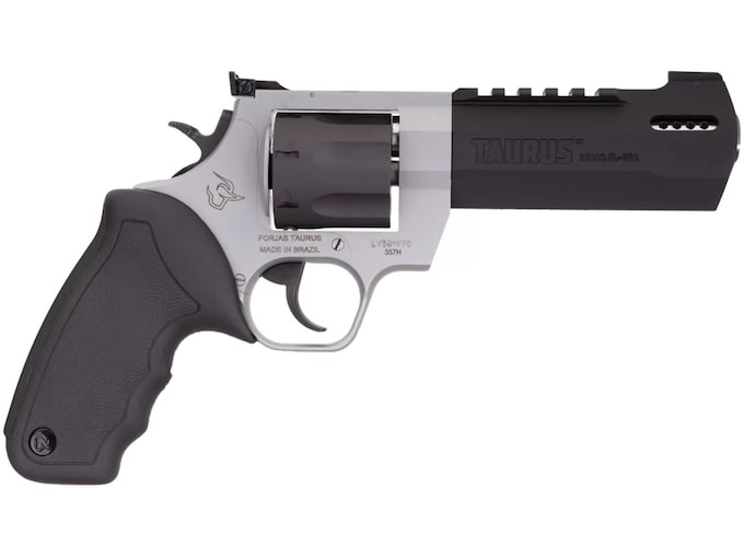 Taurus Raging Hunter 357 Magnum Revolver 5.125″ Matte Black Barrel 7 Round Black Grip Stainless Frame