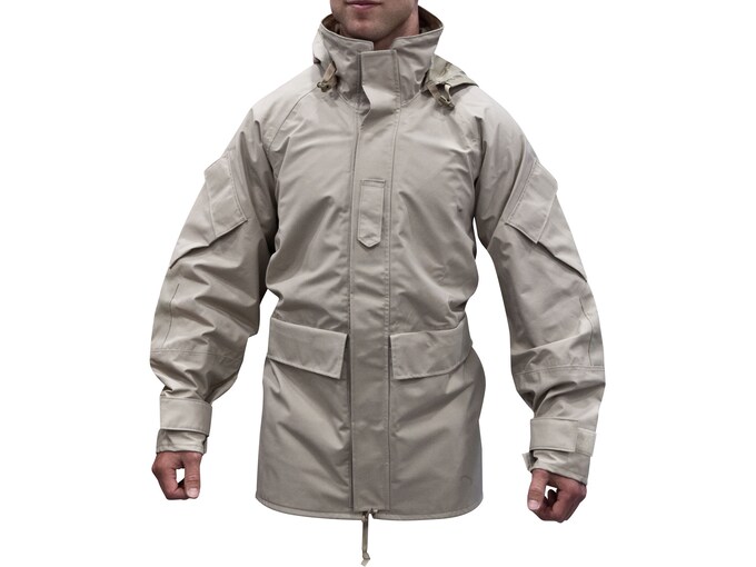 Military Surplus Cold Weather Gore-Tex Parka Grade 2 Tan Medium Short
