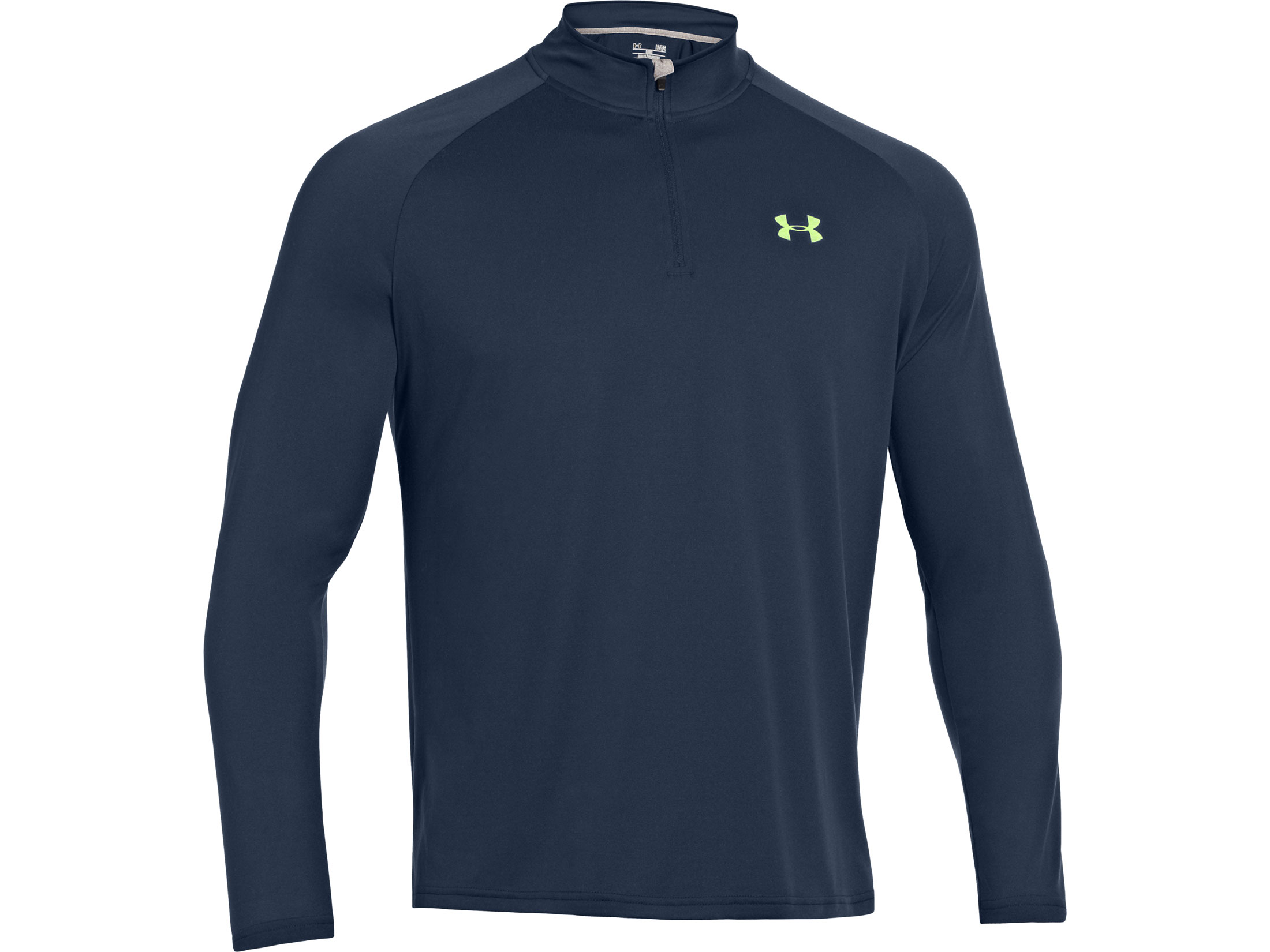 Under Armour Men's UA Tech 1/4 Zip Long Sleeve Shirt Polyester Hyper