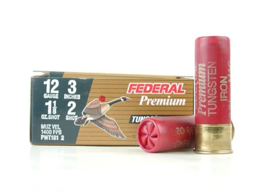 Federal Premium Tungsten-Iron Ammo 12 Ga 3 1-1/8oz BB Shot Box of 10