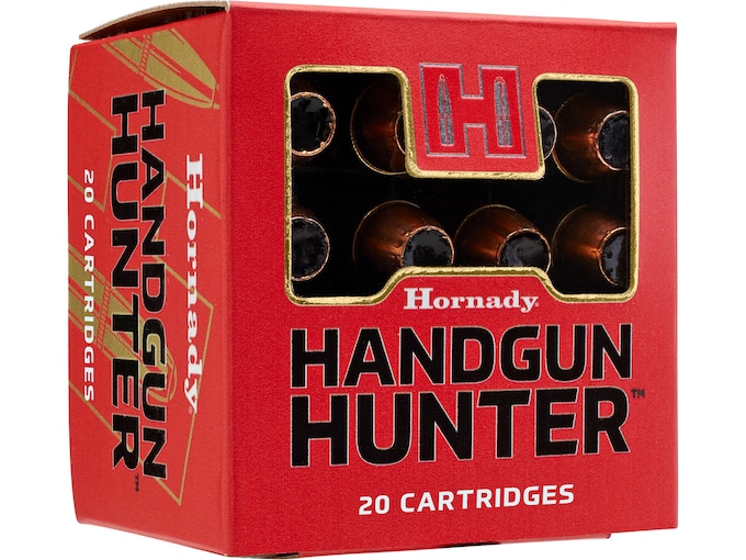 Hornady Handgun Hunter 9mm Luger +P Ammo 115 Grain Hornady MonoFlex Solid Hollow Point Lead Free Box of 25