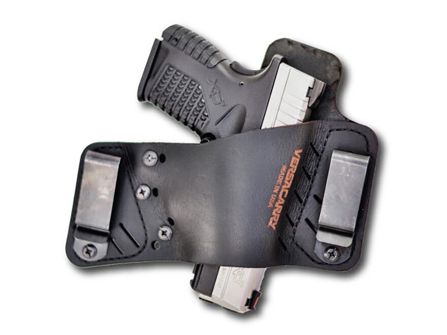 Versacarry Protector S3 Holster Right Hand Universal Fit Leather Black.