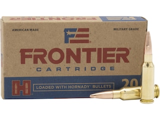Buy Frontier Cartridge Military Grade 223 Remington Ammo 55 Grain Hornady  Hollow Point Match 500 Rounds in Ammo Can Online • Hornady Armory
