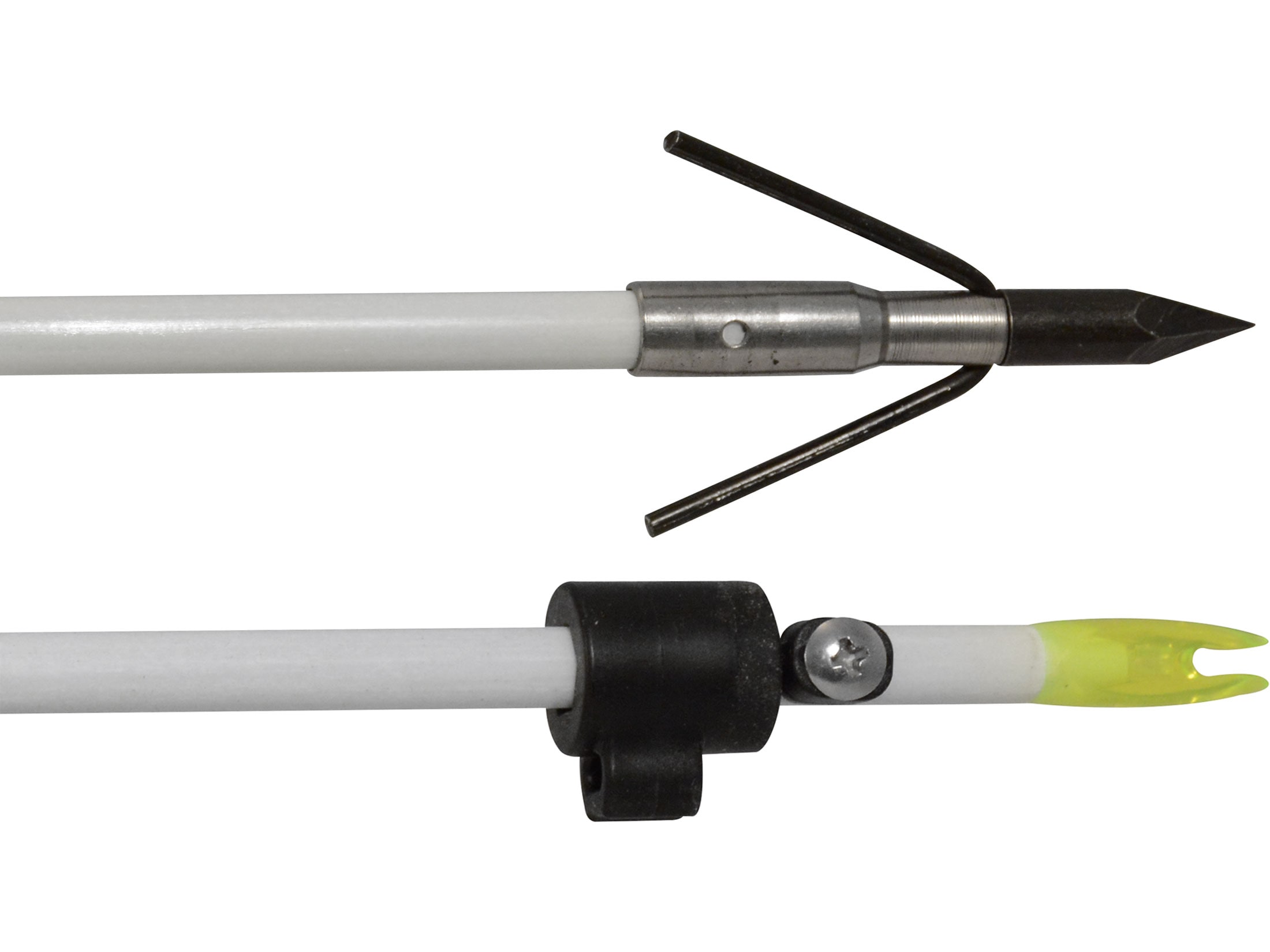 Cajun Archery Bowfishing Arrow Safety Slide Piranha Long Barb Point