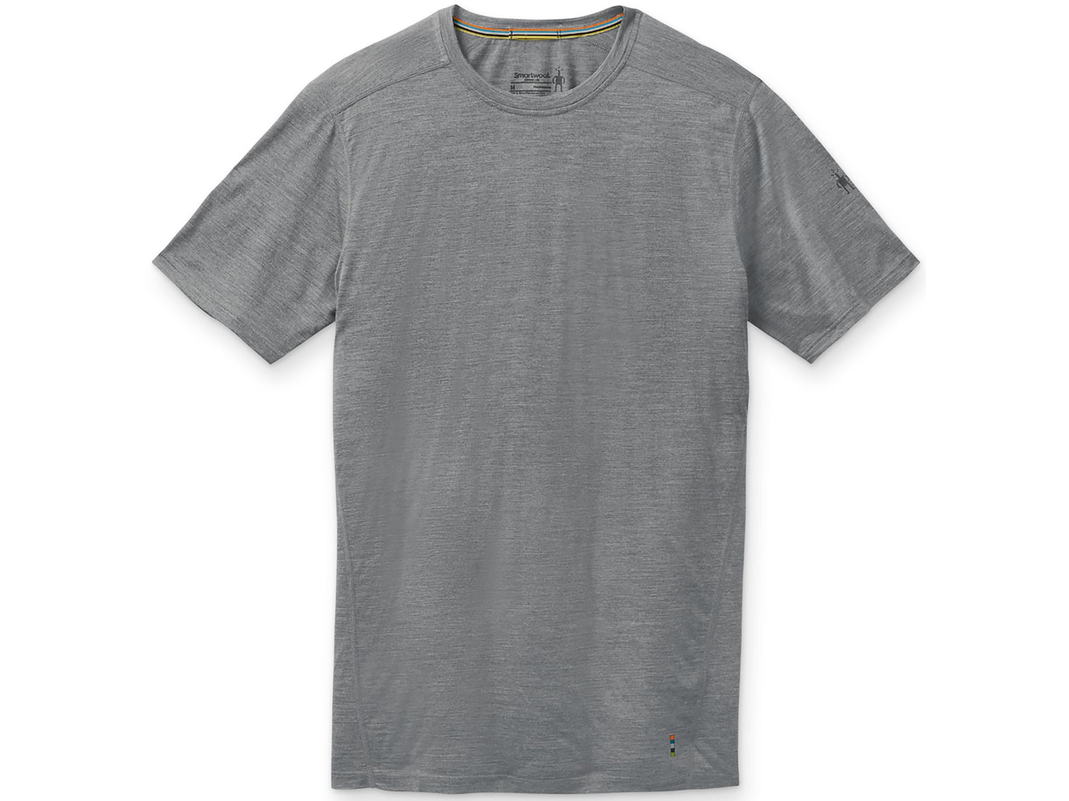 Smartwool Men S Merino Short Sleeve T Shirt Light Gray Heather Medium