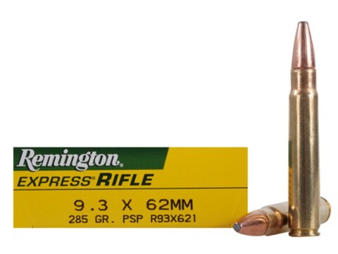 Remington Express Ammo 9.3x62mm Mauser 286 Grain Pointed Soft Point