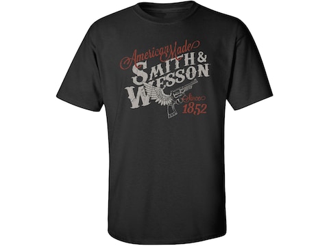 Smith & Wesson Men's American Made Logo Gun Short Sleeve T-shirt