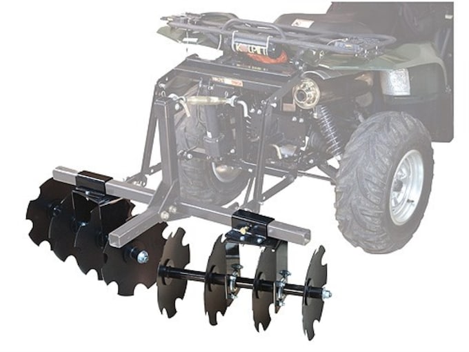 Kolpin DirtWorks ATV 54 Disc Plow Steel Black