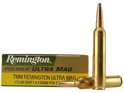 Remington Premier Ammo 7mm Remington Ultra Mag 175 Grain Swift A-Frame