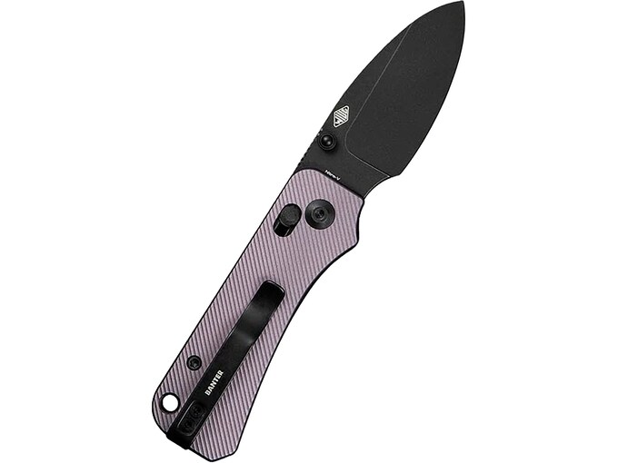 CIVIVI Baby Banter 2 Pocket Knife 2.34″ Drop Point Nitro-V Black Stonewash Blade Aluminum Handle Purple