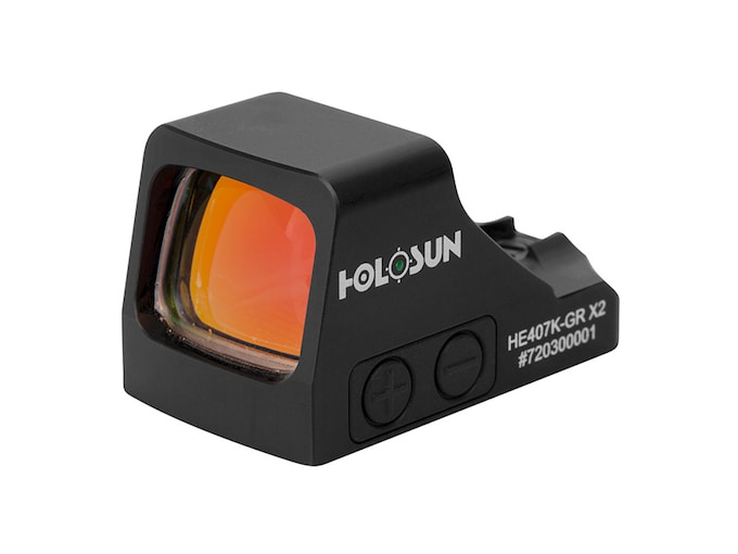 Holosun HE407K-GR-X2 Elite Reflex Red Dot Sight 1x 6 MOA Green Dot Reticle Matte Black