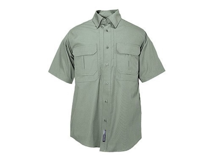 5.11 Men's Tactical Shirt Short Sleeve Cotton Canvas Gray 2XL (52)