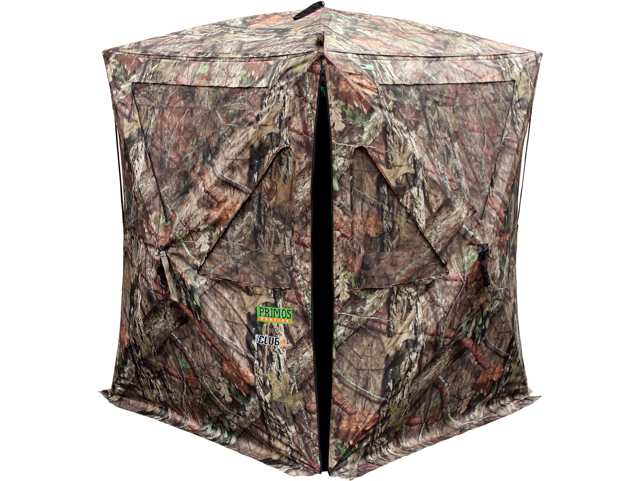 Primos The Club XL Ground Blind 58 x 58 x 73 Dura Matte Fabric Mossy