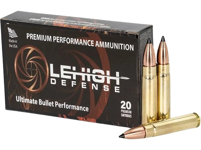 Lehigh Defense Tipped Controlled Chaos 300 HAMR Ammo 125 Grain Polymer Tip Lead Free Box of 20