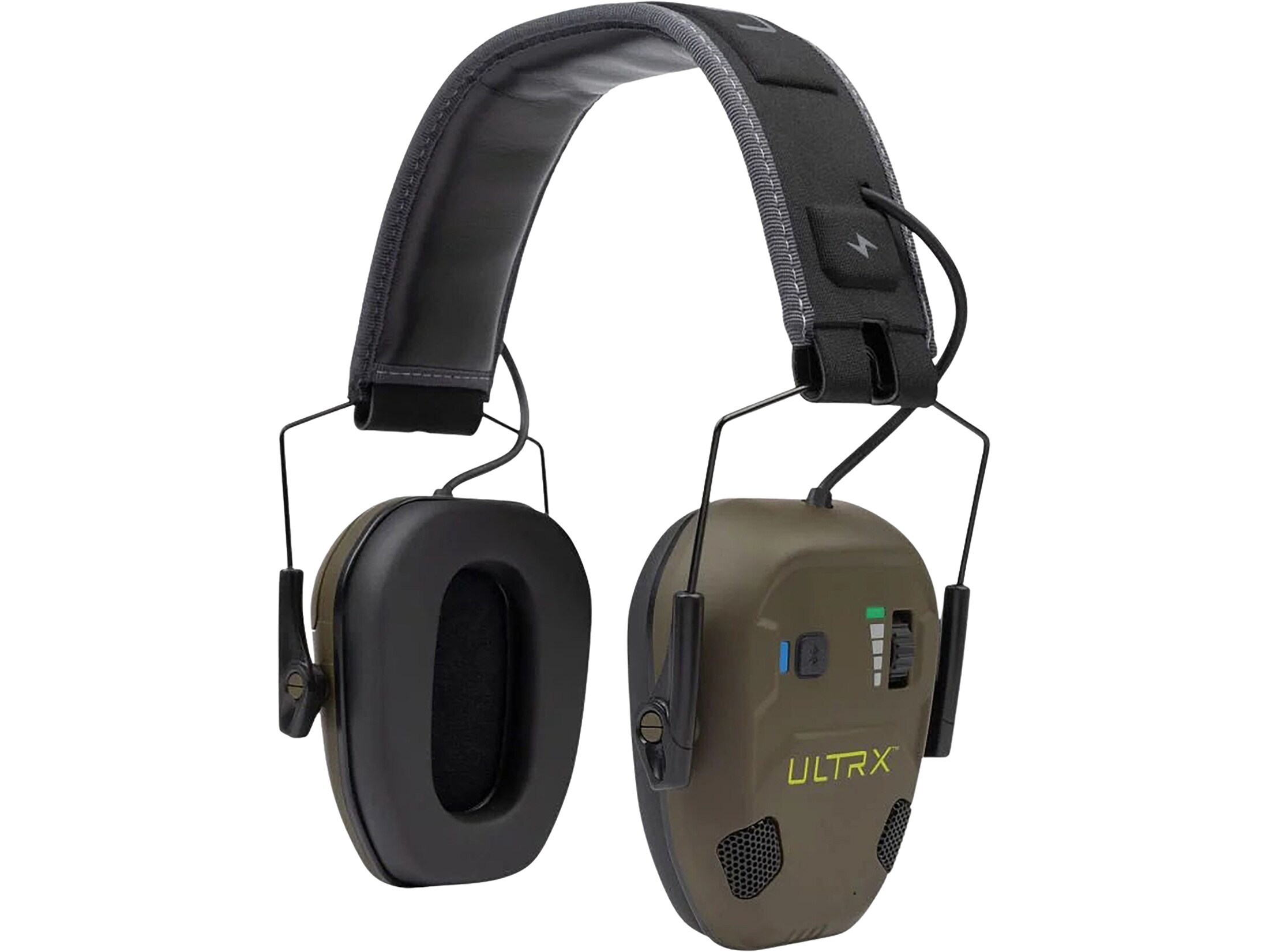 Ultrx Bionic Fuse Ion Bluetooth Electronic Ear Muff Olive