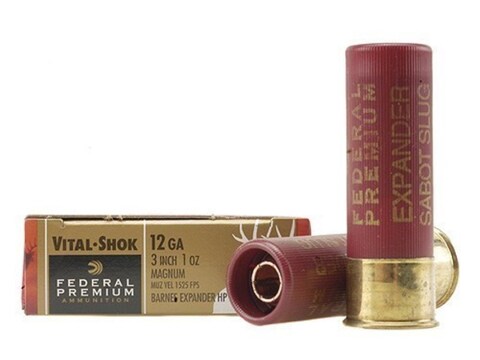 Federal Premium Vital-Shok Ammo 12 Ga 3 1oz Barnes Expander Hollow