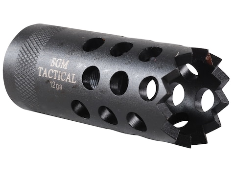 SGM Tactical Saber Muzzle Brake Saiga 12 Gauge Steel Black