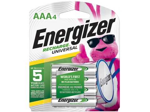Energizer Recharge Universal Battery AAA 1.2 Volt NiMH 700 mAH