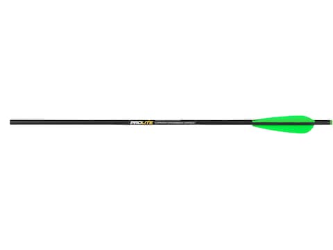 TenPoint Pro Lite 20" Carbon Crossbow Bolt 4" Vanes Black Pack of 6