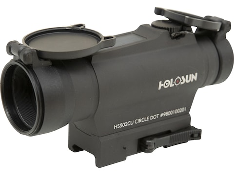 Holosun HS502CU Red Dot Sight 1x 30mm 65 MOA Circle with 2 MOA Dot Weaver-Style Mount S...