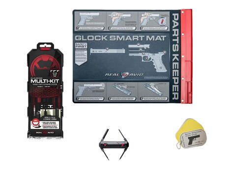 Real Avid Glock Cleaning Kit with Gun Boss, 4-in-1 Tool, Smart Mat & Field Guide