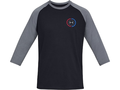 Under Armour Men's Freedom United Utility Shirt 3/4 Sleeve Charged Cotton