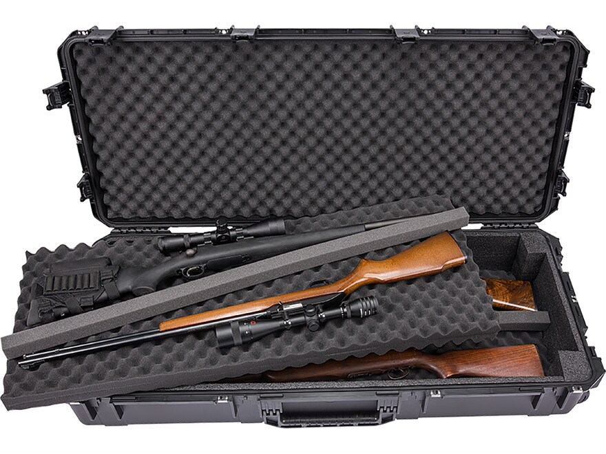 SKB iSeries 4719 Quad Rifle Case 46 Layered Foam Polymer Black