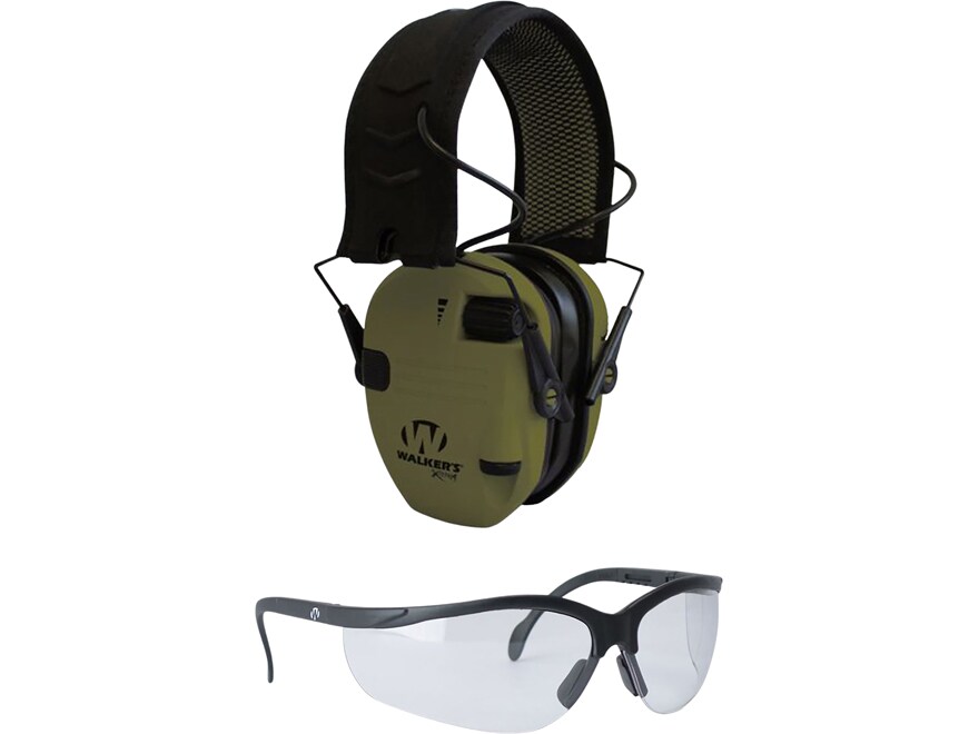 Walker's Xtreme Digital Razor Electronic Earmuffs (NRR 23dB) Combo