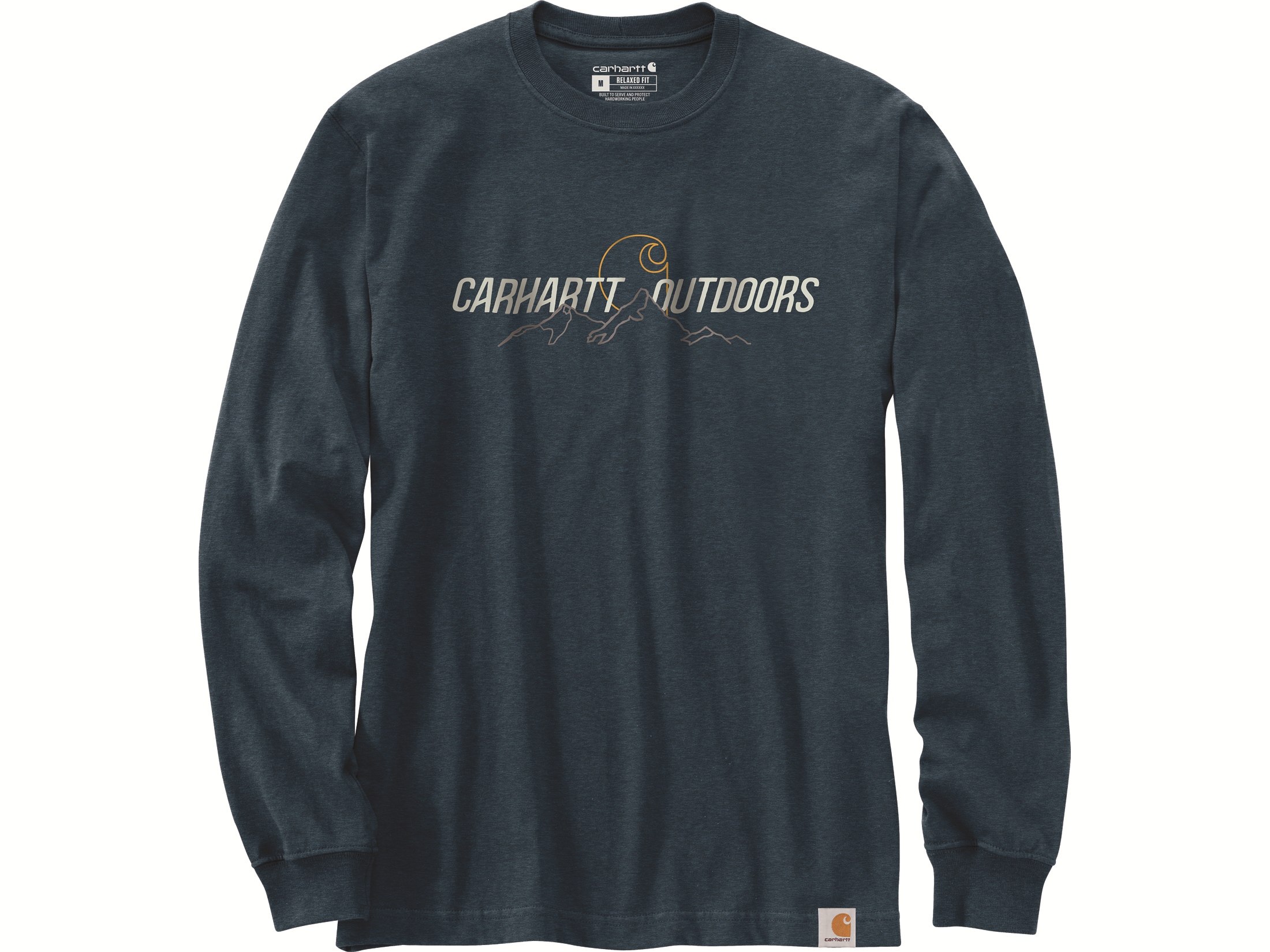 Carhartt Men's Relaxed Fit Heavyweight Long Sleeve Outdoors Graphic